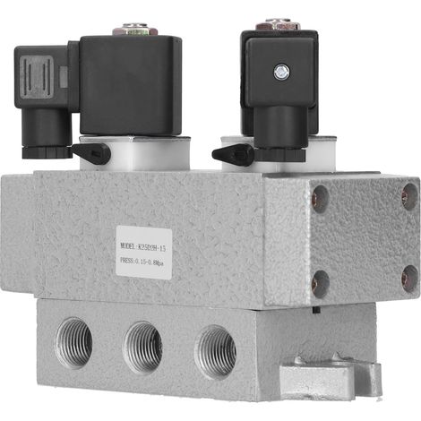 G3/8 Zoll 2/3-Wege-Absperrmagnetventil aus Aluminium K23JD-10 DC12V (1/5)
