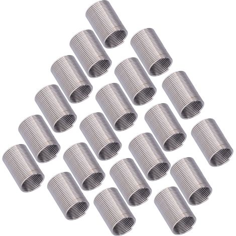 20 inserts filetés M12 x 1 pour réparation, outil de réduction d'écrou spiralé, rallonge circulaire 2,5D (1/5)