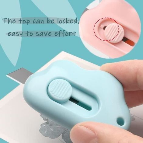 Cutter De Poche - Boîtier ABS - Lame Acier Inoxydable 2CR13 - Pour Découpe Précise En Intérieur Et Extérieur - 1 Pièce (1/4)