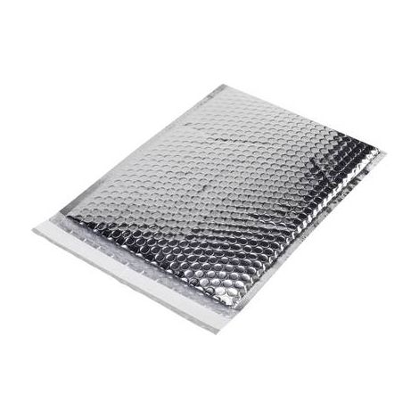 Pochette matelassée (l x H) 173 mm x 254 mm argent plastique 1 pc(s) S458851 (1/2)