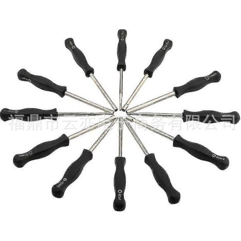 12-teiliges Vergaser-Einstellschraubendreher-Set, kompatibel mit Rasenmähern, Reparaturwerkzeug (1/5)