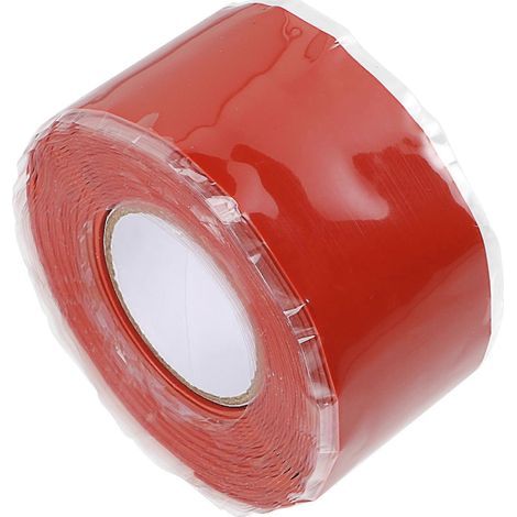 Ruban d'étanchéité pour tuyaux, ruban d'étanchéité flexible étanche pour tuyaux, ruban d'étanchéité pour plomberie-5.2x5.2cm-Red (1/3)