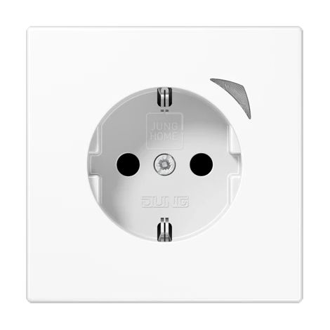 Enchufe Schuko Jung Home serie LS BTLS1521SWW JUNG Blanco alpino brillo