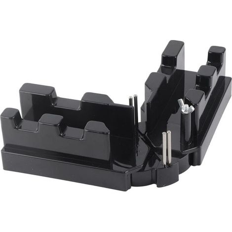 Boite a onglet, 2 en 1 Coupe et Mesure Haute Précision avec Pince 85 à 180 Degrés pour plinthe (1/5)
