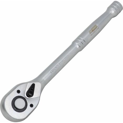 Carraca metálica 1/2" 72 dientes Awtools, herramienta profesional de alta precisión, estructura robusta de acero, ideal para mecánica, uso intensivo y espacios reducidos.