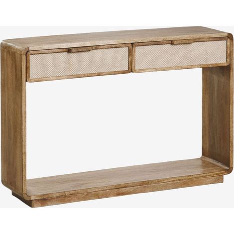 SKLUM Abrams Konsolentisch 120x30 cm aus Mangoholz              Mango-Holz                      (1/5)