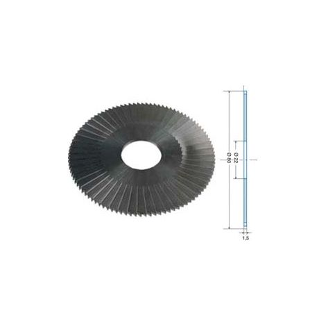 FRESA HSS-CO PER TAGLI LATERALI PER DUPLICATRICE DOPPIA MAPPA 26125010 - 1 pezzi KRINO