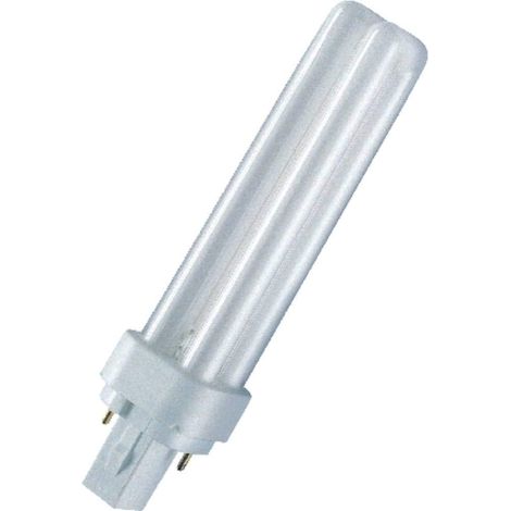 Dulux D 26W/840, socle G24d-3, couleur de lumière: cool white (blanc clair), 26 Watt, ampoule à économie d'énergie (DULUX D 26W/840/012049) (1/5)