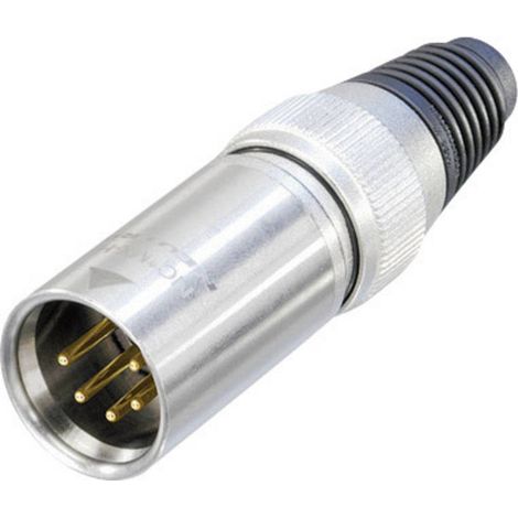 XLR mâle, droit Neutrik NC5MXHD Nombre de pôles: 5 argent 1 pc(s) D22009 (1/2)