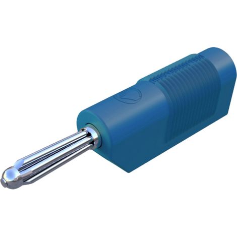 Hirschmann Test & Measurement BSB 20 K Büschelstecker Stecker, gerade Stift-Ø: 4 mm Blau 1 St.
