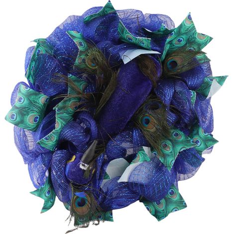 Couronne Florale Garde Couronne Paon Décoration Mariage Jardin Fête-KZQ (1/5)