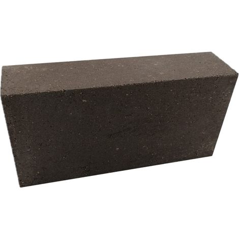 Brique réfractaire dense noire 220 x 110 x 60 mm - 37% d'alumine
