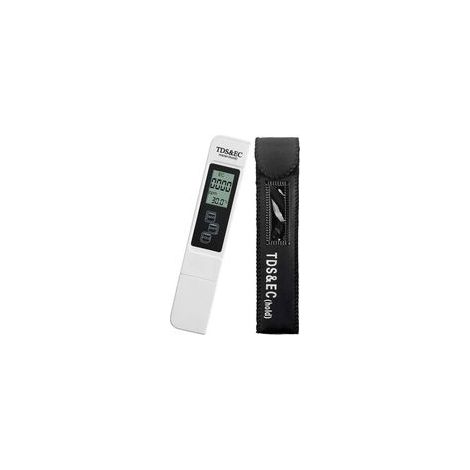 Testeur Multifonctionnel Digital 3 en 1 Mesure TDS EC et Temperature avec Grand Ecran LCD Numérique Moniteur de la Qualité d'eau Potable,Culture Hydroponique et Plus(ne peut pas tester le ph) (1/5)