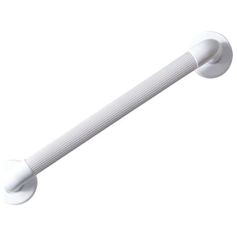 1 - Barre D'appui - Poignée De Bain - Antidérapant Pour Douche Et Escalier - Sécurité Personnes Handicapées Ou Blessées - Blanc - 30,5cm (1/5)