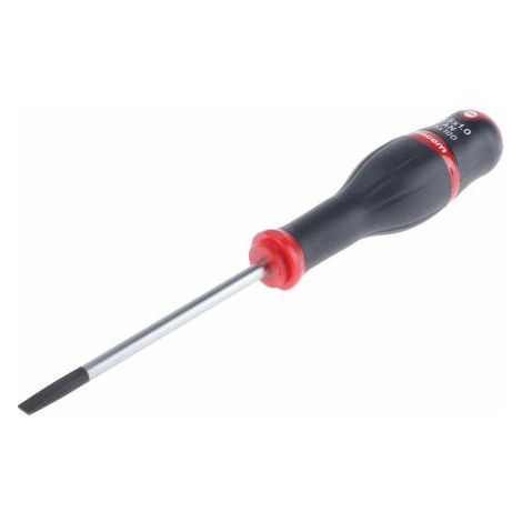 Facom – Tournevis plat 1 x 5,5 mm – Longueur 100 mm – Acier au carbure de silicium – Pour vis à tête plate