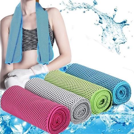 Sports Towel - 4 Pack - 30 x 100 cm - Quick-Drying & Refreshing