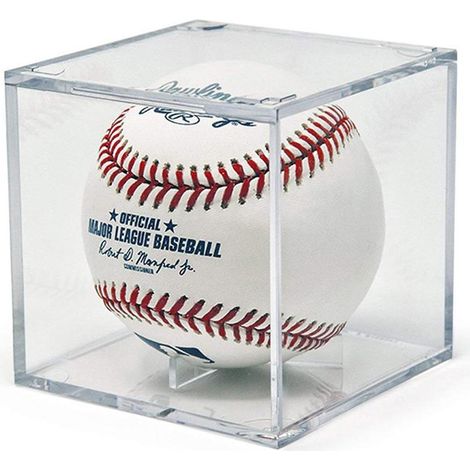 Boîte de rangement transparente en acrylique pour balles de baseball et de tennis, avec protection UV et anti-poussière, idéale pour ranger et conserver vos souvenirs. (1/5)