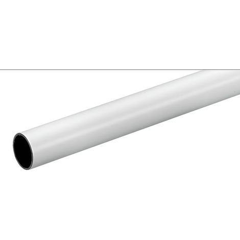 ORECA - ASTA TONDA SOSTEGNO PER ARMADI Ø18 MM. COLORE BIANCO  MM.1000