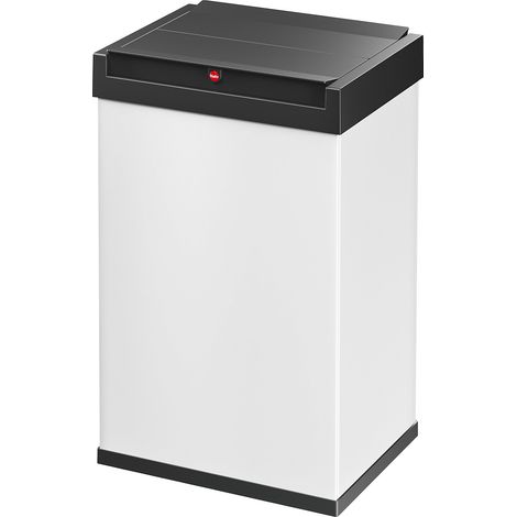 Poubelle de cuisine grand volume 35L Hailo Big-Box Swing L Coloris - Blanc (1/5)