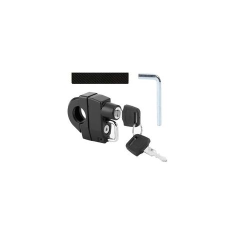 Antivol Casque Moto, Serrure de Casque de Moto, Verrouillage du Casque, Verrou de Casque Antivol, Antivol de Casque Universel avec Clés, Moto, Vélo ou Scooter (1/5)