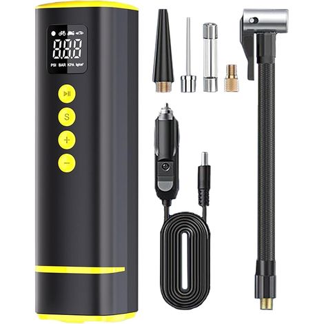 Compresseur de pneus Pompe à air portable - Pompe à air pour pneus de (1/5)