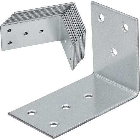 Zimmermannswinkel-Stahlverbinder 70 x 50 x 40 mm, 12er-Set (1/5)
