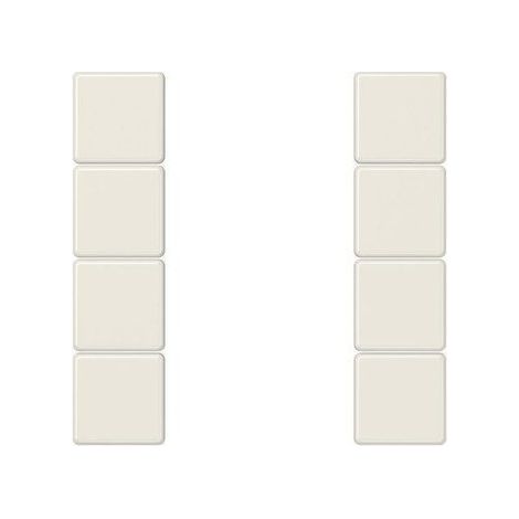 Jung Juego de teclas, F50, termoplástico, serie AS, blanco A 504 TSA