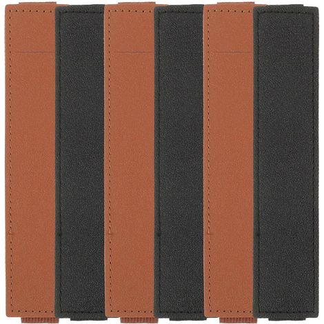 Lot de 6 porte-stylos élastiques pour cahier, étui à stylos et porte-crayons.-16.5x3.5x0.3cm