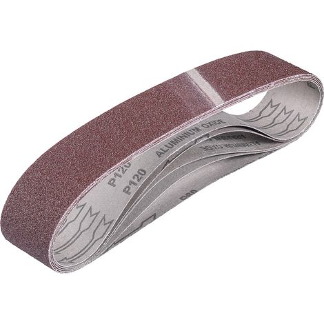 Kit de 5 bandes abrasives, 50 x 686 mm (1/4)