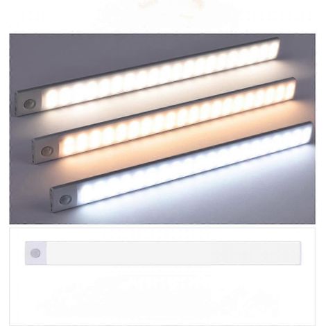 Lampe torche magnétique rechargeable USB de 20 cm avec 40 LED et mouvement magnétique (1/4)