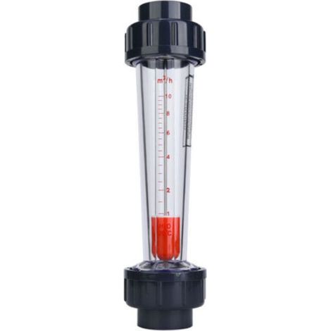 Débitmètre de Liquide Fiable, Outil de Mesure de Type Tube en Plastique ABS pour Débit D'eau 1-10m3/H (1/5)