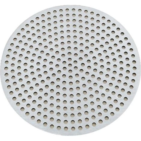12cm Rond Drain En Acier Inoxydable Drain De Plancher Couvercle, Salle De Bain Wc Filtre Cheveux, Filet Anti - Blocage (1/5)