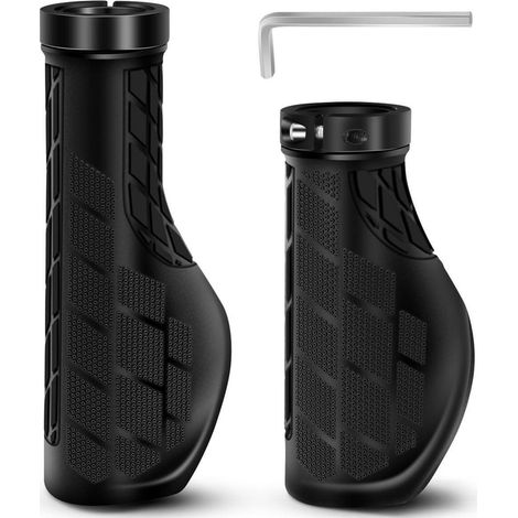 Ergonomische Fahrradgriffe für 22,2 mm Lenker, rutschfest & stoßdämpfend (1/5)