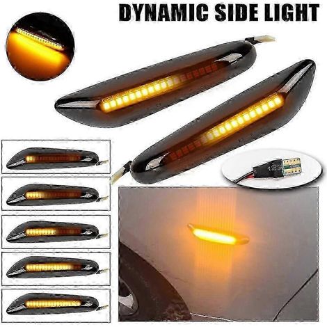Clignotants latéraux à LED clignotants pour BMW E90 E91 E92 E93 E60 E87 E82 E46 - Accessoires auto ST1M235 (1/5)