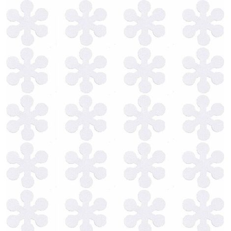 Lot de 20 autocollants antidérapants en matière souple, adaptés aux baignoires, escaliers et salles de douche - 10 cm