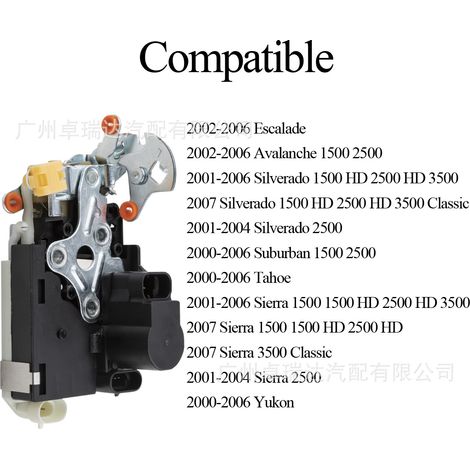 The reference number 15053681 is applied to the front panel of the action on the door of the Chevrolet Silverado 1500 1999-2006. (1/4)