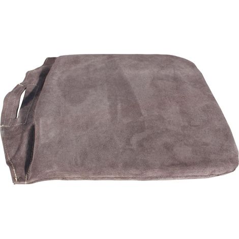 Elmag Cojines de soldadura piel cromada gris 40x40x4 cm