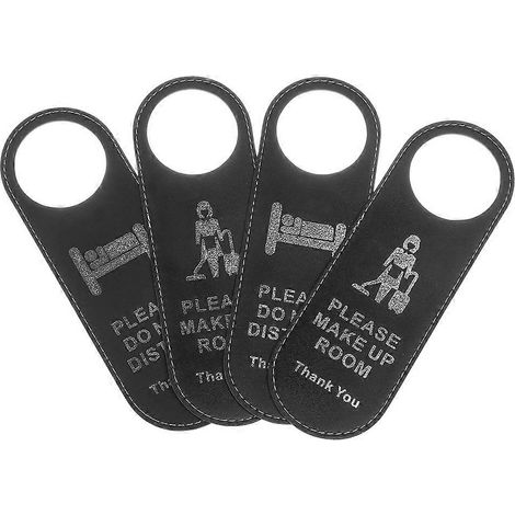 Étiquettes de porte double face « Ne pas déranger » - Panneaux « Veuillez faire votre chambre » - Pendentif pour tableau d'affichage de club, café ou hôtel (1/5)