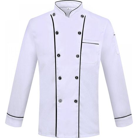 Salopette de cuisine unisexe à manches longues d'inspiration philippine : vêtements de travail élégants et fonctionnels pour les professionnels de la cuisine et les passionnés de cuisine (1/5)