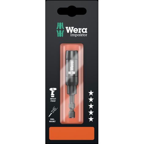 Wera 897/4 Imp R 05073990001 897/4 Impaktor R 1 x 1/4"x75, 75 mm