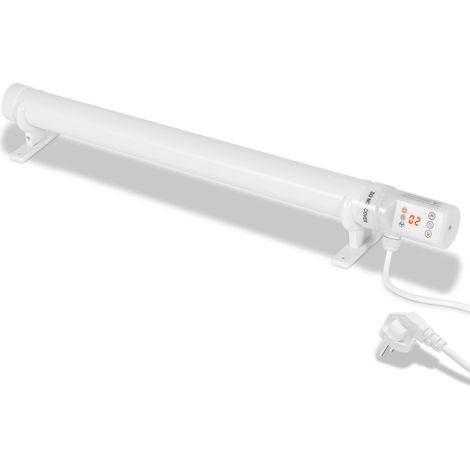 Randaco Elektrische Gewächshausheizung 120 W mit Timer, Rohrheizung 640 mm (1/5)