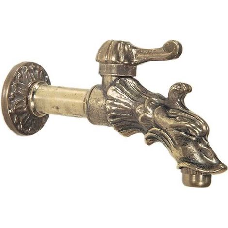 Robinet en laiton pour fontaine – Bec à levier – Raccord 1/2 pour installation facile – Pour espaces extérieurs – Blinky