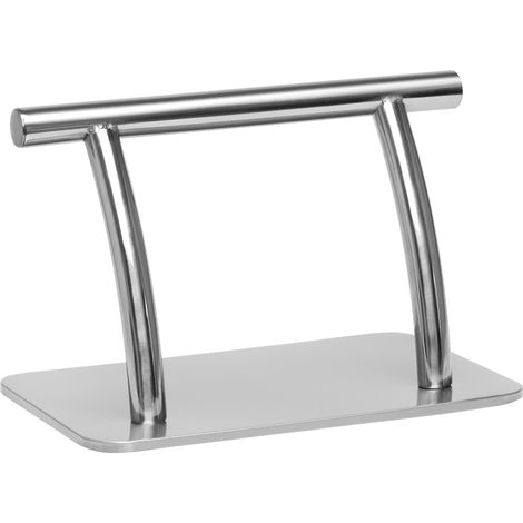 Taburete de peluquería Gabbiano L005S plateado (1/5)