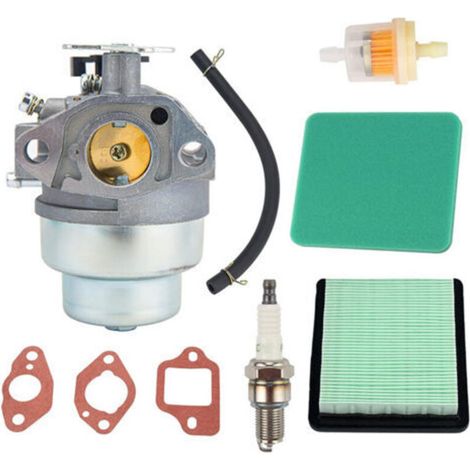 GCV160 Carburateur Tondeuse à Gazon, Carburateur avec Filtre à Air Bougie d'Allumage pour Moteur GCV160 HRB216 HRR216 HRS216 HRT216 HRZ216