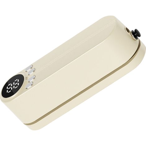 Machine de mise sous vide sans fil 60 kPa, portable, compacte et automatique, pour la cuisine domestique (blanche). (1/5)