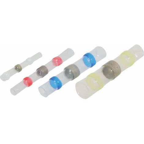 Cosse jonction bout à bout isolée thermorétractable - coffret de 100 pcs STILKER - 02789