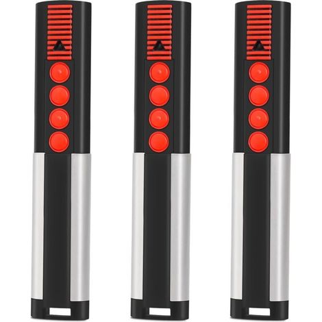 Lot de 3 télécommandes de rechange pour émetteur portatif d'été 868,8 MHz 4 canaux compatibles avec Sommer 4020 TX03-433-4, 4020V000, 4025V000, 4026V000 (1/5)