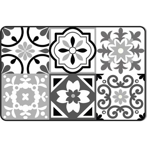 Set de table carreaux de ciment gris
