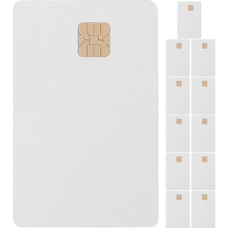 12 cartes-clés d'hôtel blanches vierges et cartes d'accessoires intelligentes SH (1/5)