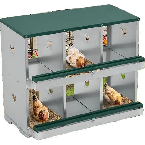 Nistkästen, belüftete Löcher, mehrere Fächer, GN 6 Löcher (1/2)